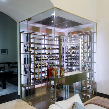 Metal and Acrylic Wine Racking Display - Parkland, FL