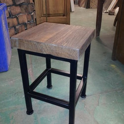 Red Oak Stool - Folding Chairs And Stools