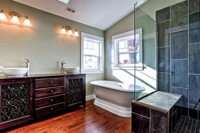 Bathroom - craftsman bathroom idea in Denver