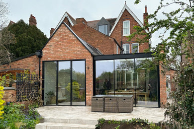 Design ideas for a large contemporary home in West Midlands.