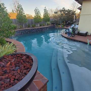 Custom Swimming Pool and Spa Water Features