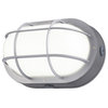 Leonlite 20W Outdoor Oval LED Bulkhead Light, 5000k Daylight