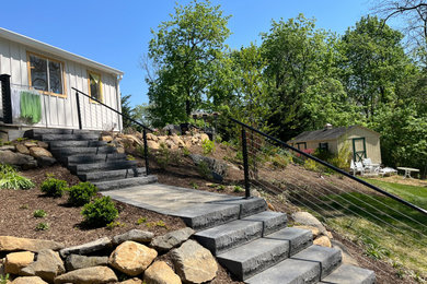 Newtown Square | Modern Deck With Concrete Stairs