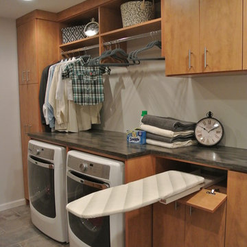An Organized Laundry Room