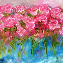 "Rosetum" oil on canvas - Paintings