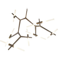 Chandeliers 14 Light Fixtures With Dark Bronze Finish G9 Bulb Type 43" 42 Watts