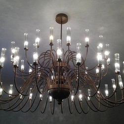 ROYAL CEILING CLEAR GLASS CHANDELIER - Chandeliers