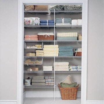 Linen Storage Solutions - Rubbermaid Wire Shelving