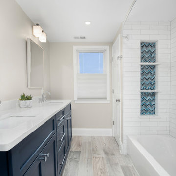 Blue Bathroom Vanity- Parkville