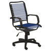 Bradley Bungie Office Chair, Blue/Graphite Black