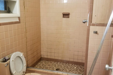 Arts and crafts bathroom photo in Atlanta