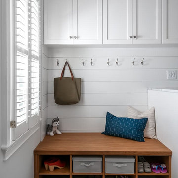 Organized Mudroom and Laundry