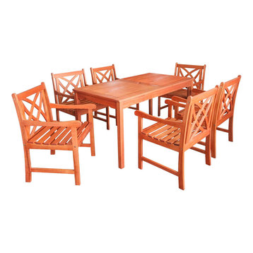 Vifah Malibu Outdoor Balthazar Rectangular Table