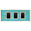 Hanging Frame for 3 Pictures, Turquoise