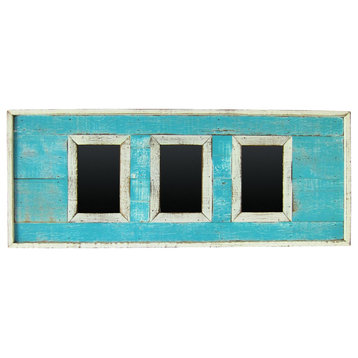 Hanging Frame for 3 Pictures, Turquoise