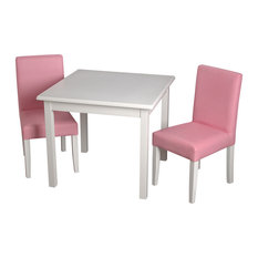 kids pink table and chairs