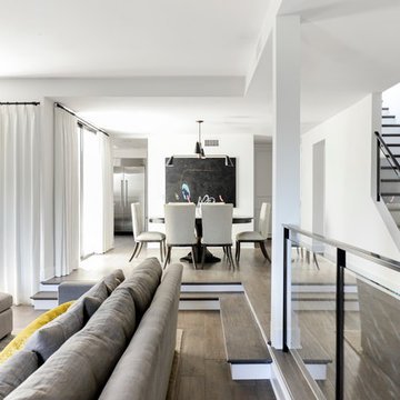 LIVING ROOM | Contemporary Home Remodel | Century City Townhouse | Part One