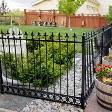 Ornate Gate and Fence