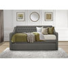 Lexicon LaBelle Wood Daybed with Trundle in Gray
