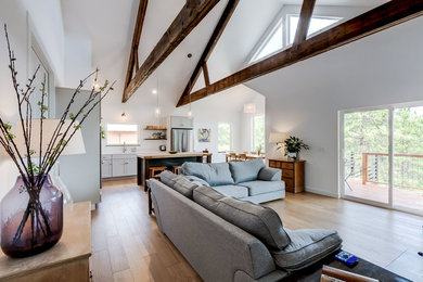 Inspiration for a transitional living room remodel in Phoenix