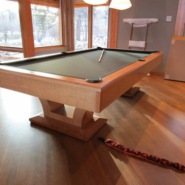 Natural Cherry Wood Game Room