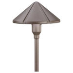 Kichler Lighting - Kichler Lighting 15326AZT Six Groove, Low Voltage One Light Path Lamp, Bronze - Landscape fixtures have a variety of accessories aSix Groove Low Volta Textured Architectur *UL: Suitable for wet locations Energy Star Qualified: n/a ADA Certified: n/a  *Number of Lights: 1-*Wattage:24.4w Halogen bulb(s) *Bulb Included:Yes *Bulb Type:Halogen *Finish Type:Textured Architectural Bronze