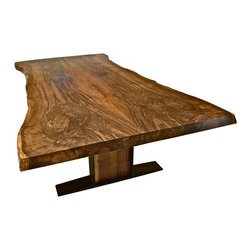 Bookmatched Walnut Dining Table - Dining Tables