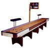 Classic Coin-Op Shuffleboard Table by Venture Games, Stelter Mahogany, 22'