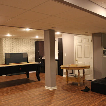 Avon Lake Basement Remodel with Dance Studio