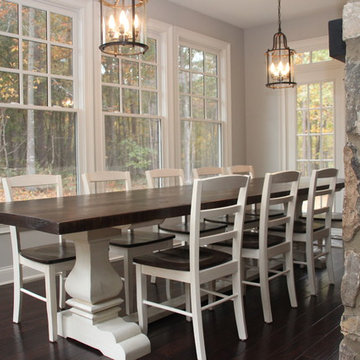 "Josh Leg" Pedestal Base Farm Table