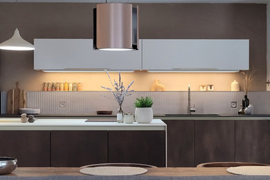 Idées déco pour une cuisine moderne.