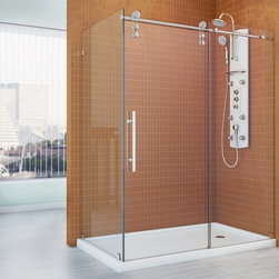 DreamLine Enigma-Z 60" x 36" Shower Enclosure SHEN-6234600 - Indoor Fireplaces