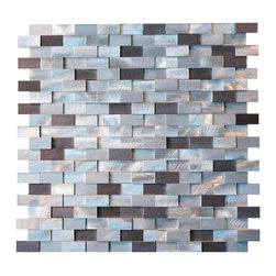 Silver Aliminum 3d Random Pattern Mosaic Tiles - Home Accessories & Decor