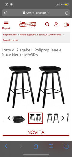 Sgabello Con Ribalta Scala 3 Gradini Noce | LGV Shopping