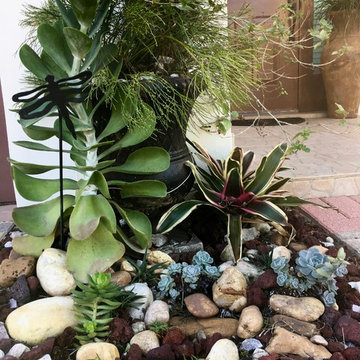 Outdoor Front Entry in Florida ROCKS