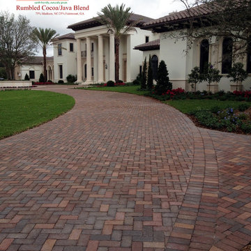 Driveways with Genuine Clay Pavers