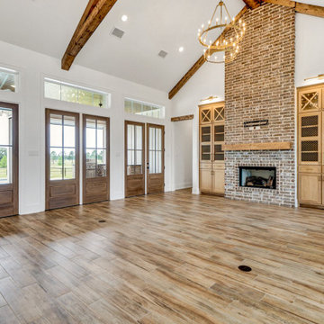 Architectural Designs Modern Farmhouse Plan 56460SM comes to life in Texas!