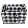 DII Metal Assorted Chicken Wire Check Liner Basket in Black/Gray (Set of 3)