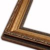 Wide Scrolled Gold Picture Frame, Solid Wood, 14"x18"