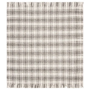 Safavieh Couture Natura Collection NAT110 Rug, Gray/Ivory, 6' Square
