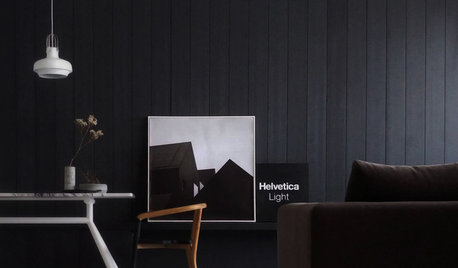Houzz Tour: A Light and Dark Palette Defines This New Apartment