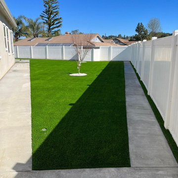 Low-Maintenance Artificial Turf Side Yard | Woodland Hills, CA
