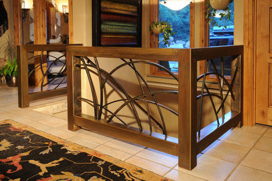 Example of a trendy staircase design in Denver