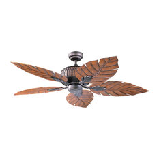 Fern Leaf 52" Indoor/Outdoor Oil Rubbed Bronze Ceiling Fan