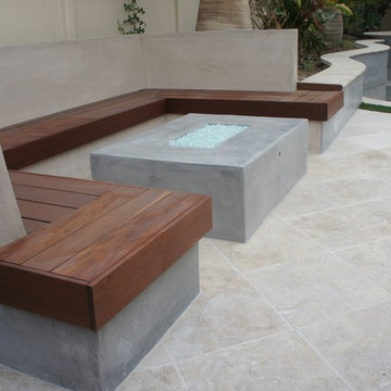 Modern backyard