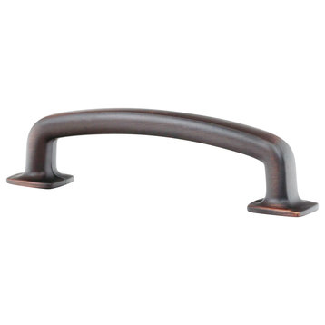 10 Pack Industrial 3-3/4"  Centers Brushed Oil-Rubbed Bronze Cabinet Pull