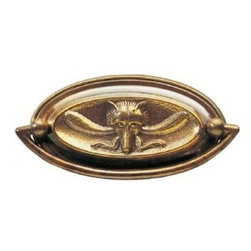 Oval Plate Handles - Cabinet And Drawer Handle Pulls
