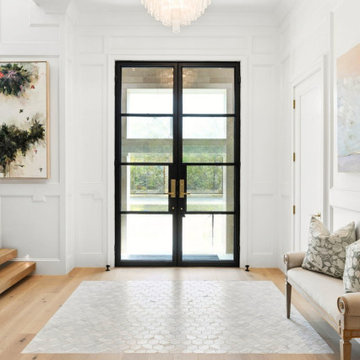 Elegant Entry Hall with Custom Millwork
