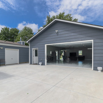 11th Street Detached Garage Build Before/Afters