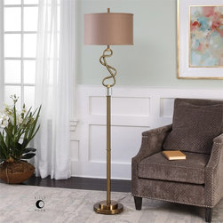 Shalin Floor Lamp | Uttermost - Floor Lamps